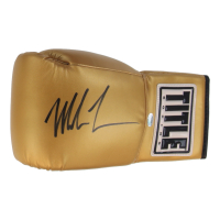Mike Tyson Signed Title Boxing Glove (Schwartz) at PristineAuction.com