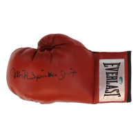 Michael "Jinx" Spinks Signed Everlast Boxing Glove (Schwartz) at PristineAuction.com