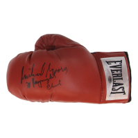 Michael Moorer Signed Everlast Boxing Glove Inscribed "3x Heavyweight Champ" (Schwartz) at PristineAuction.com