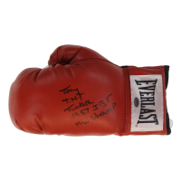 Tony "T.N.T." Tucker Signed Everlast Boxing Glove Inscribed "1987 IBF HW Champ" (Schwartz) at PristineAuction.com