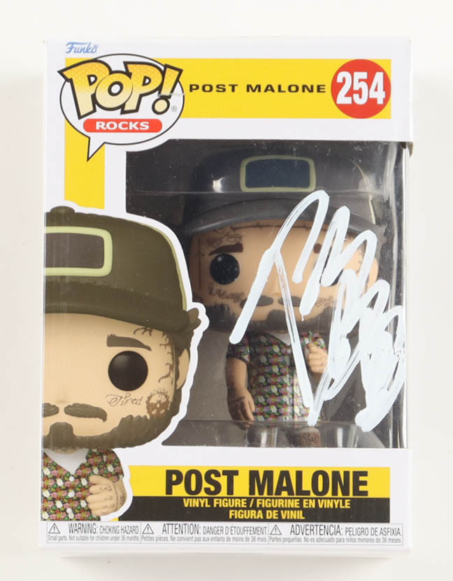 Post Malone Signed #254 Funko Pop! Vinyl Figure (ACOA) at PristineAuction.com Post Malone Signed #254 Funko Pop! Vinyl Figure (ACOA) at PristineAuction.com