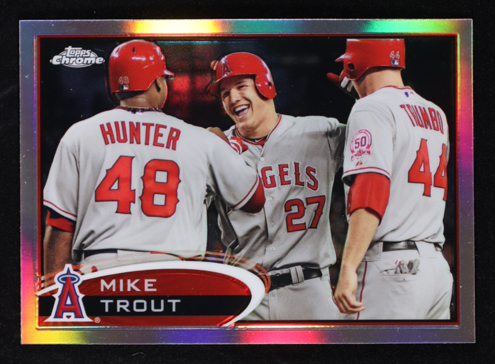 Mike Trout 2012 Topps Chrome Refractors #144