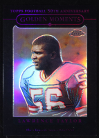 Lawrence Taylor 2005 Topps Chrome Black Refractors #159 GM #047/100 at PristineAuction.com