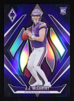 J.J. McCarthy 2024 Panini Phoenix Blue Fade #185 #228/249 RC at PristineAuction.com