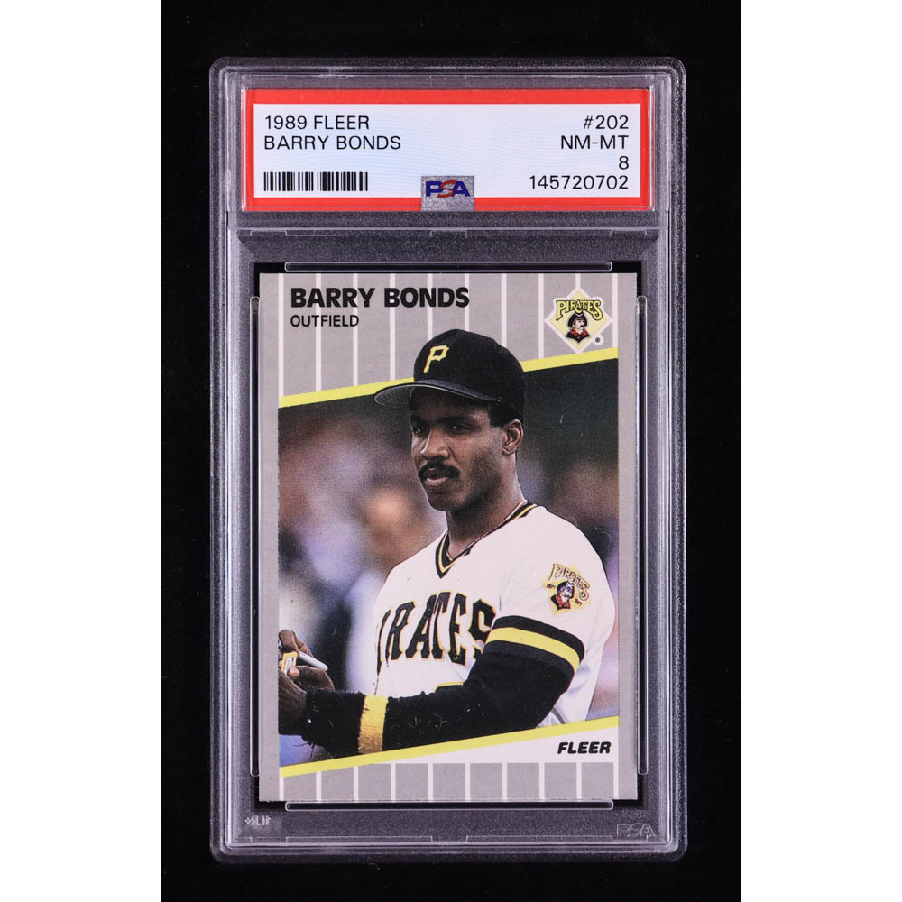 Barry Bonds 1989 Fleer #202 (PSA 8) at PristineAuction.com