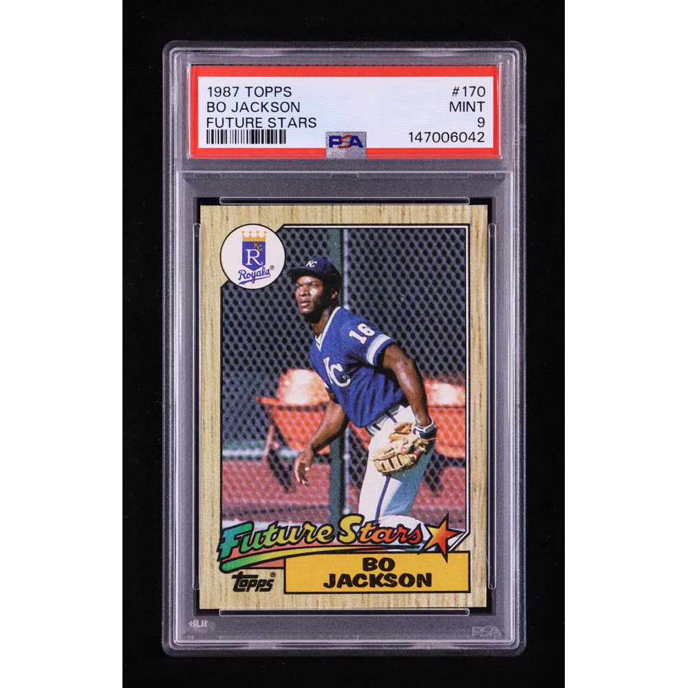 Bo Jackson 1987 Topps #170 RC (PSA 9) at PristineAuction.com