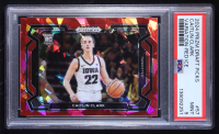 Caitlin Clark 2024-25 Panini Prizm Draft Picks Variation Prizms Red Ice #57 RC (PSA 9) at PristineAuction.com