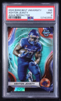 Ashton Jeanty 2024 Bowman's Best University Aqua Refractors #85 RC #123/225 (PSA 9) at PristineAuction.com