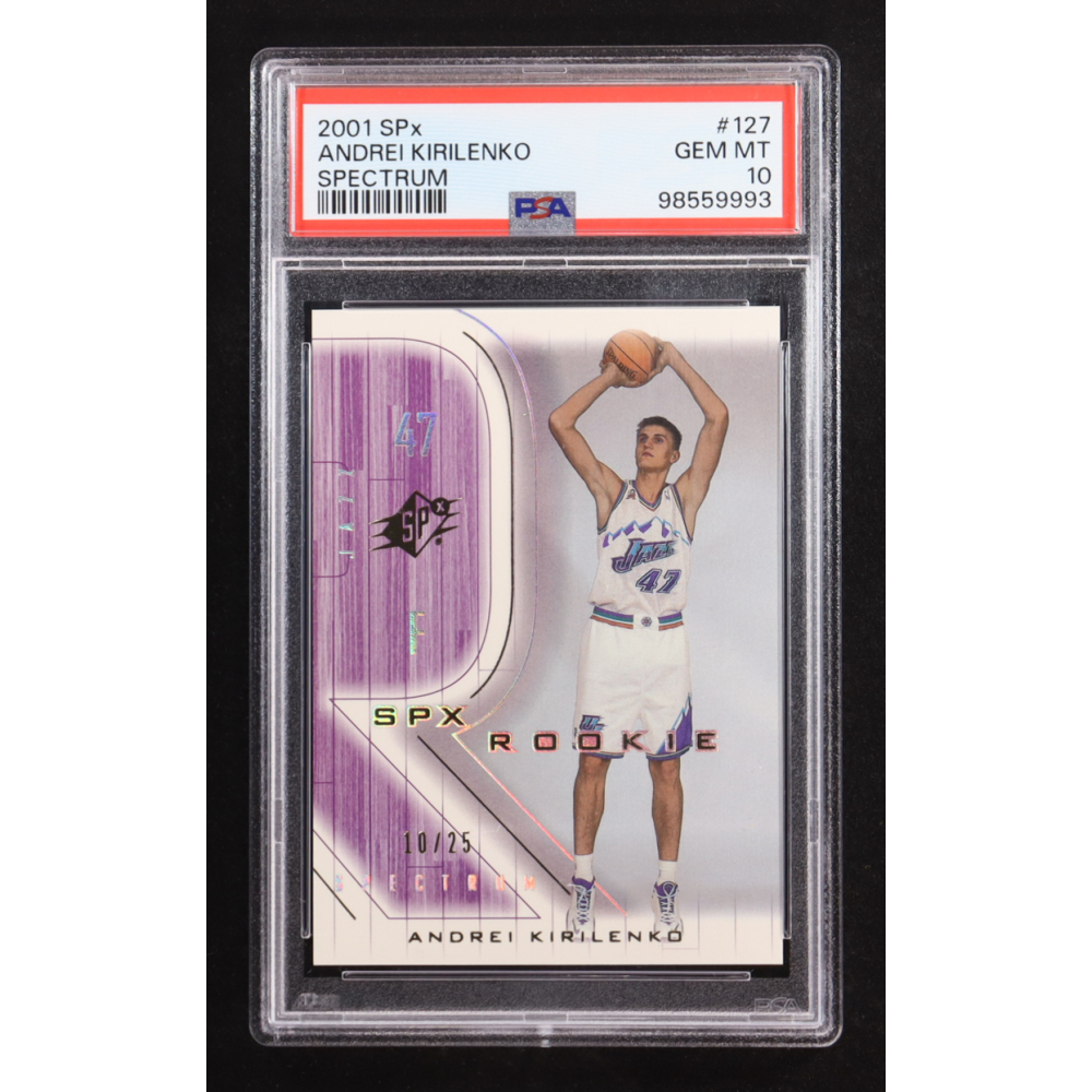 Andrei Kirilenko 2001 Upper Deck SPx #127 (PSA 10) | Pristine Auction