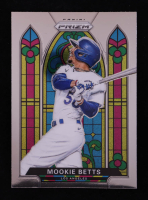 Mookie Betts 2021 Panini Prizm Stained Glass #2 at PristineAuction.com