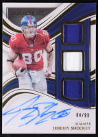 Jeremy Shockey 2023 Immaculate Collection Immaculate Players Collection Jersey Autographs #48 #64/99 at PristineAuction.com