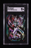 Joe Namath 2024 Select Prizm Black and Green Shock #170 (SGC 9) at PristineAuction.com