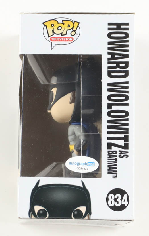 Simon Helberg Signed "The Big Bang Theory" #834 Howard Wolowitz As Batman Funko Pop! Vinyl Figure (ACOA) at PristineAuction.com Simon Helberg Signed "The Big Bang Theory" #834 Howard Wolowitz As Batman Funko Pop! Vinyl Figure (ACOA) at PristineAuction.com
