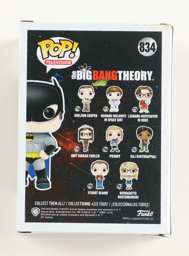 Simon Helberg Signed "The Big Bang Theory" #834 Howard Wolowitz As Batman Funko Pop! Vinyl Figure (ACOA) at PristineAuction.com Simon Helberg Signed "The Big Bang Theory" #834 Howard Wolowitz As Batman Funko Pop! Vinyl Figure (ACOA) at PristineAuction.com