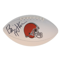 Bernie Kosar Signed Browns Logo Football (Schwartz) at PristineAuction.com