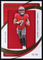 Bucky Irving 2024 Immaculate Collection Clearly Immaculate Rookie Jerseys #9 #28/99 RC at PristineAuction.com