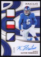 Kayvon Thibodeaux 2024 Immaculate Collection Immaculate Players Collection Autographs #23 #19/99 at PristineAuction.com