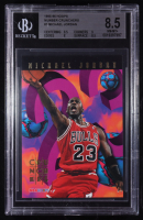 Michael Jordan 1995-96 NBA Hoops Number Crunchers #1 (BGS 8.5) at PristineAuction.com