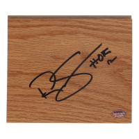Ralph Sampson Signed 5x6 Court Piece Inscribed "HOF 12" (Schwartz) at PristineAuction.com