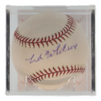 Ed Whitson Signed Encapsulated OML Baseball (SportsCards.com & Beckett) at PristineAuction.com