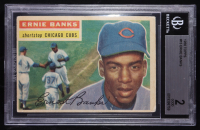 Ernie Banks 1956 Topps #15 (BGS 2) at PristineAuction.com