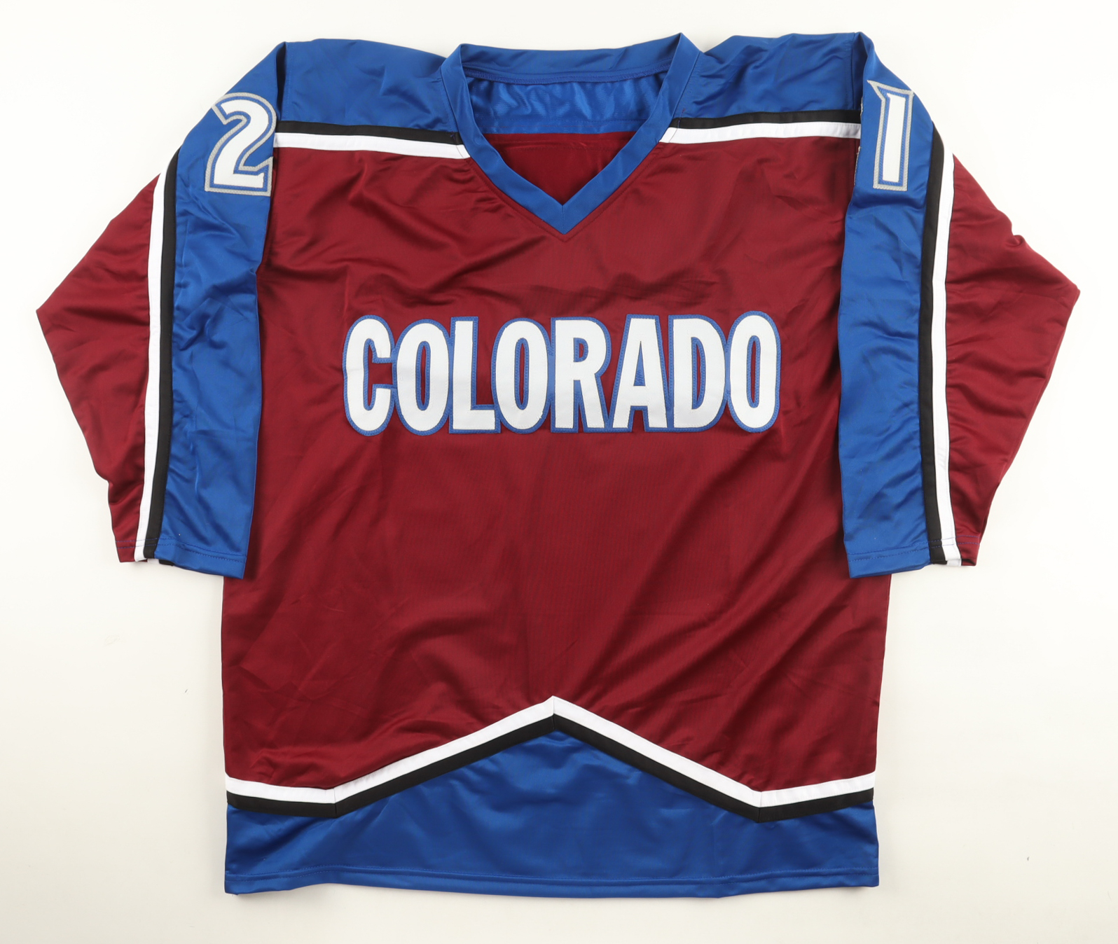 Peter Forsberg Signed Jersey Inscribed "HOF 2014" (Beckett) at PristineAuction.com Peter Forsberg Signed Jersey Inscribed "HOF 2014" (Beckett) at PristineAuction.com