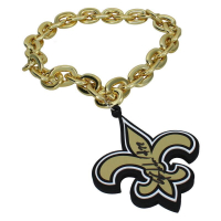 Rashid Shaheed Signed Saints Oversized Chain (Beckett) at PristineAuction.com