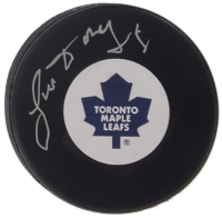 Jim Dorey Signed Maple Leafs Logo Puck (COJO) at PristineAuction.com