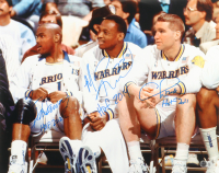 Tim Hardaway, Chris Mullin & Mitch Richmond Signed Warriors 16x20 Photo Inscribed "HOF 2022", "HOF 2011" & "HOF 2014" (Beckett) at PristineAuction.com