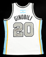 Manu Ginobili Signed Spurs Mitchell & Ness Authentic Jersey (Beckett) at PristineAuction.com