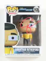 Eugene Cordero Signed "Star Trek: The Lower Decks" #1436 Samanthan Rutherford Funko Pop! Vinyl Figure (ACOA) at PristineAuction.com