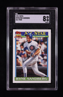 Ryne Sandberg 1991 Topps #398 AS (SGC 8) at PristineAuction.com