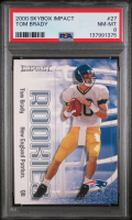 Tom Brady 2000 Impact #27 RC (PSA 8) at PristineAuction.com