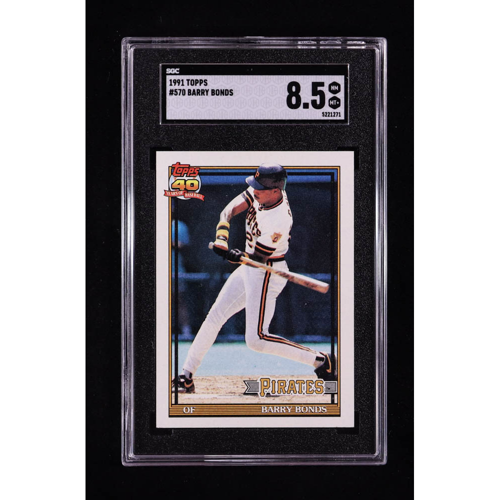 Barry Bonds 1991 Topps #570 (SGC 8.5) at PristineAuction.com