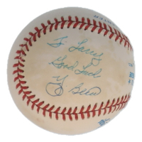 Yogi Berra Signed OAL Baseball Inscribed "Good Luck" (Beckett) at PristineAuction.com