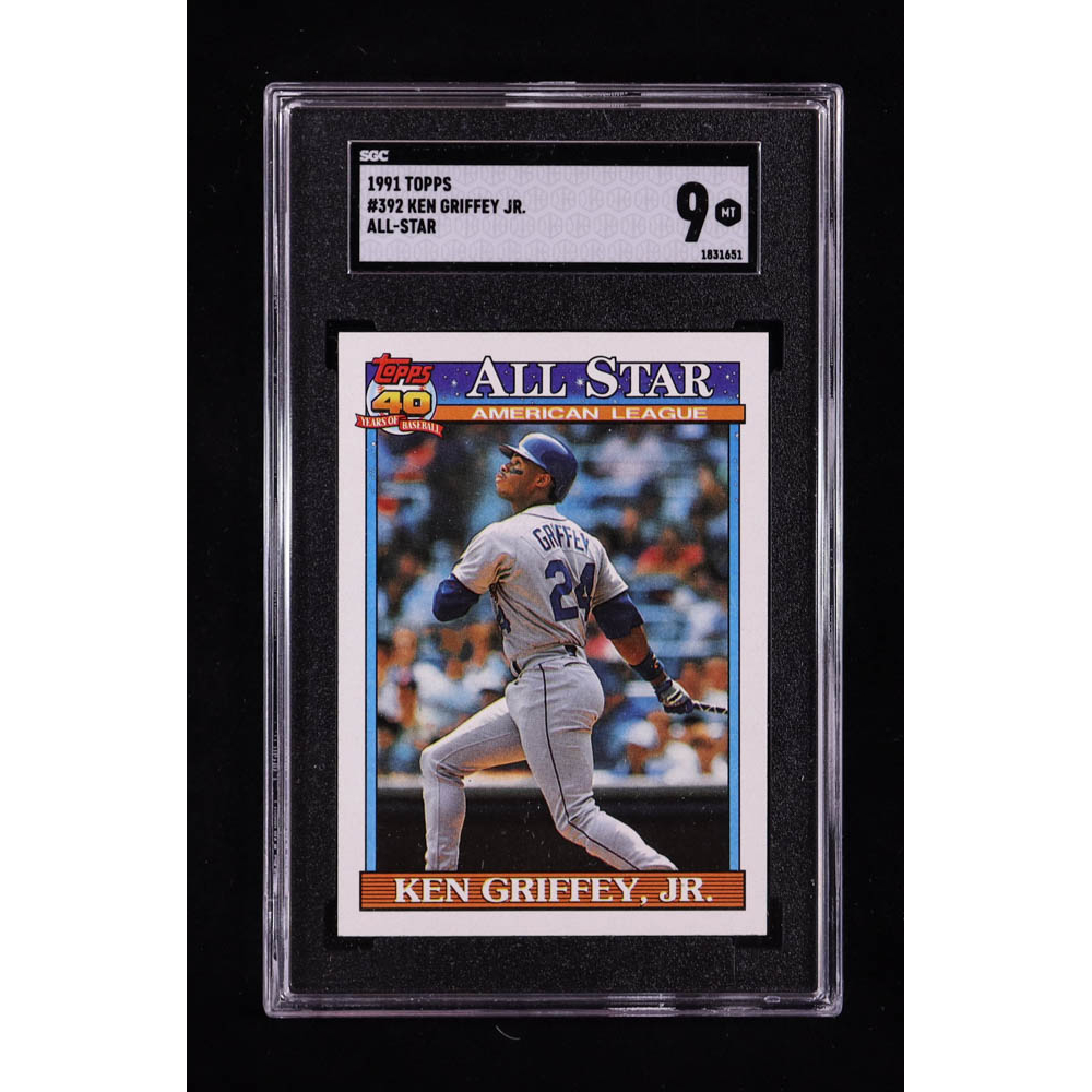 Ken Griffey Jr. 1991 Topps #392 AS (SGC 9) at PristineAuction.com