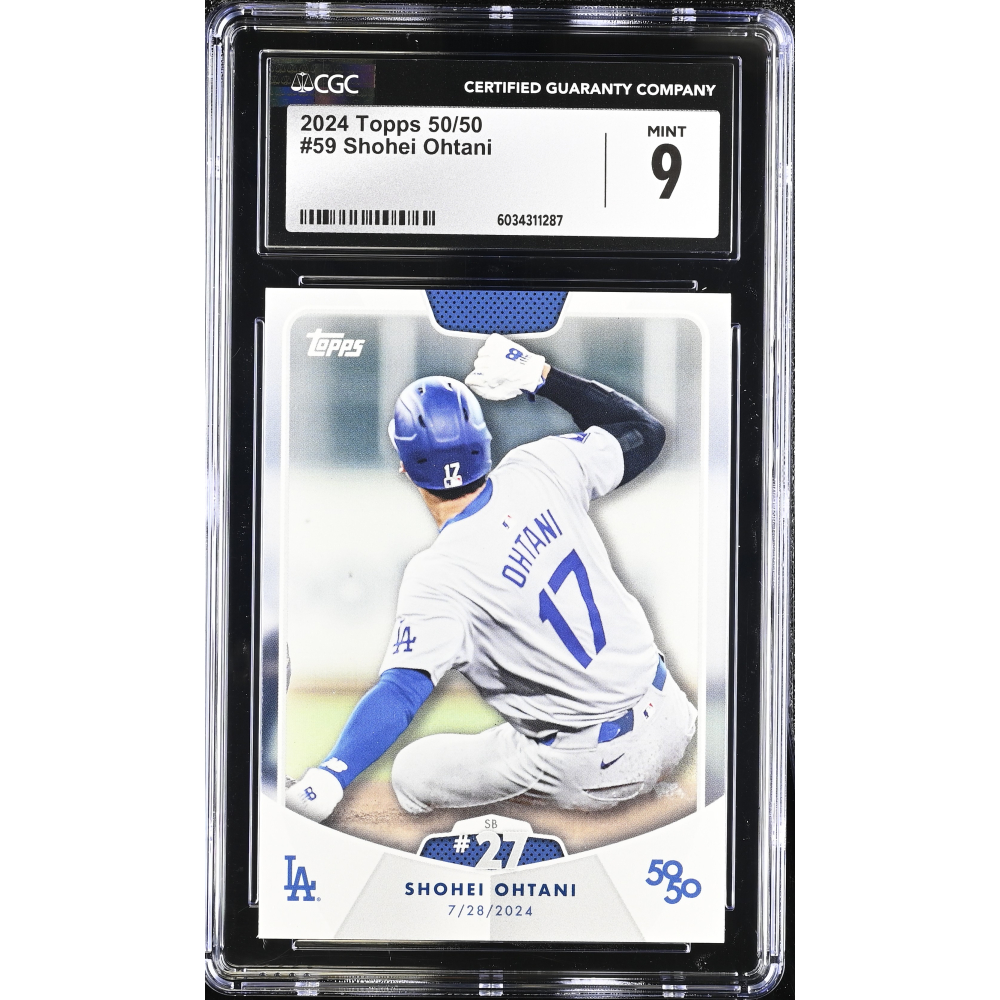 Shohei Ohtani 2024 Topps 50/50 #59 (CGC 9) at PristineAuction.com