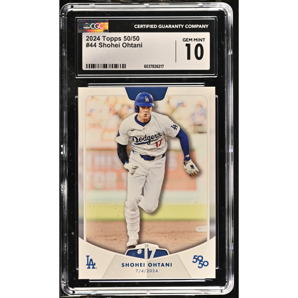 Shohei Ohtani 2024 Topps 50/50 #44 (CGC 10) at PristineAuction.com