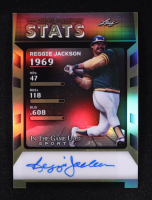 Reggie Jackson 2025 Leaf ITG Used Sports Video Game Stats Silver Autographs #VGRJ1 #18/20 at PristineAuction.com