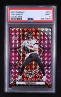Tom Brady 2022 Panini Mosaic Mosaic Camo Pink #291 MVP (PSA 9) at PristineAuction.com