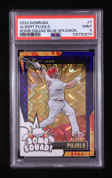 Albert Pujols 2024 Donruss Bomb Squad Blue Xplosion #7 #24/49 (PSA 9) at PristineAuction.com
