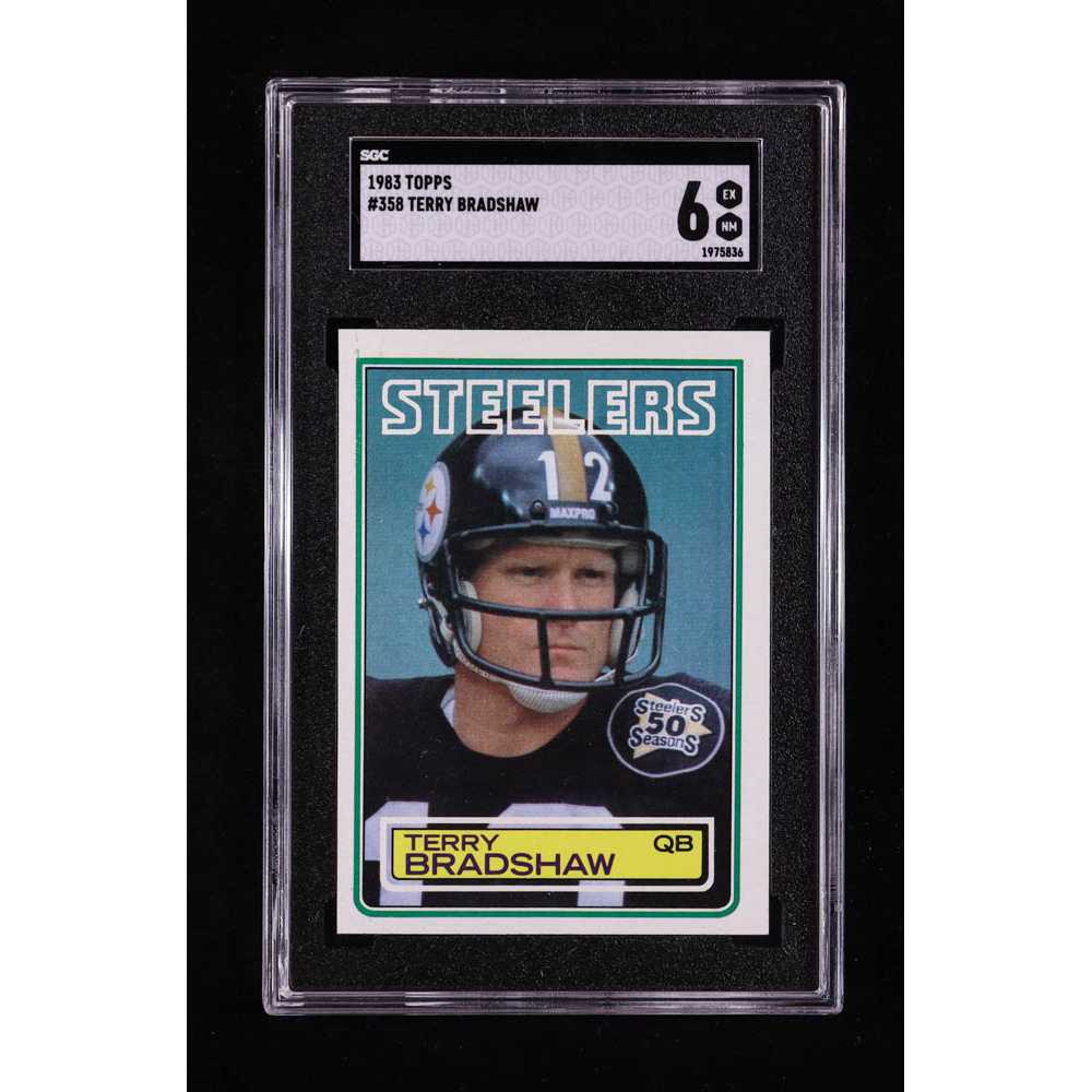 Terry Bradshaw 1983 Topps #358 DP (SGC 6) at PristineAuction.com