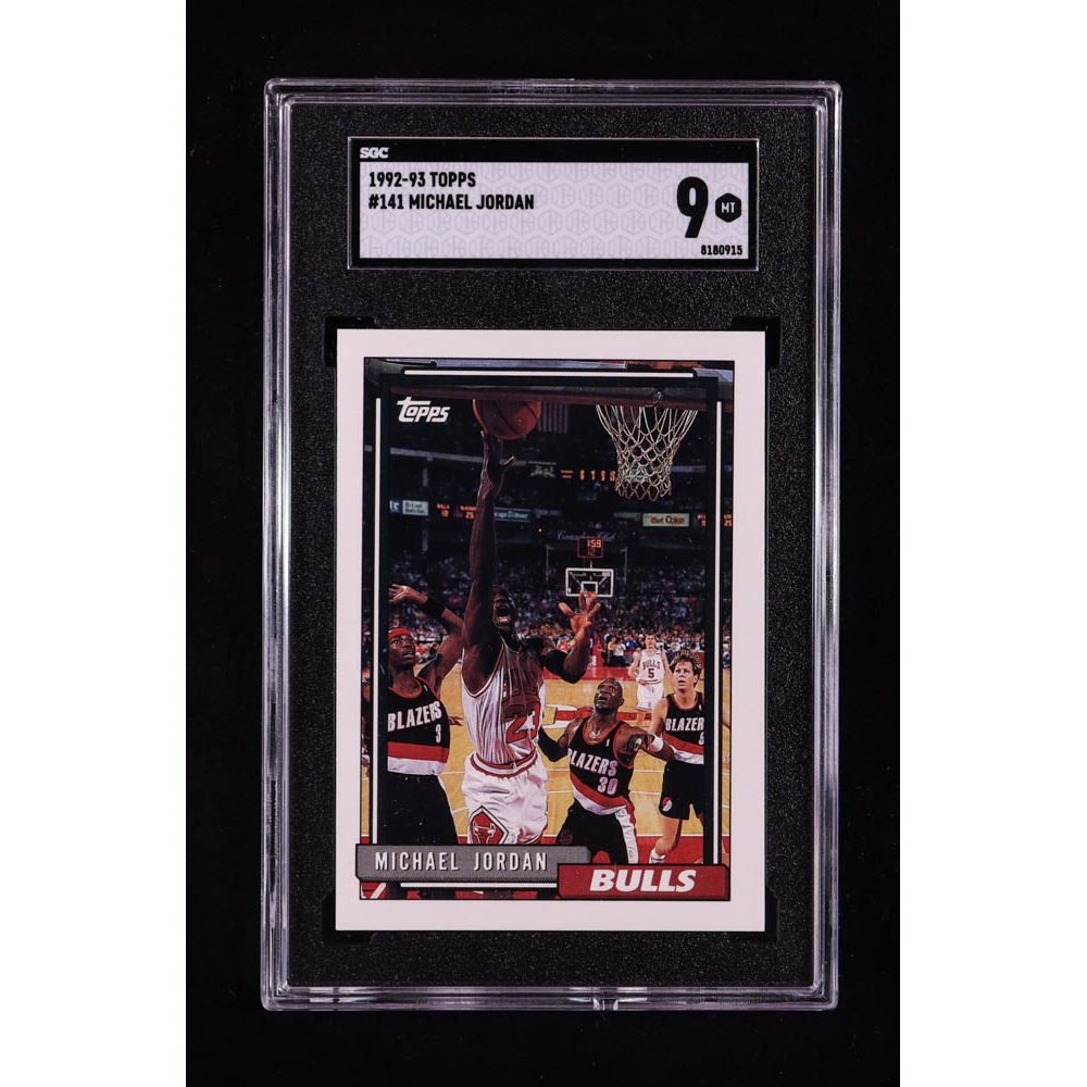 Michael Jordan 1992-93 Topps #141 (SGC 9) at PristineAuction.com