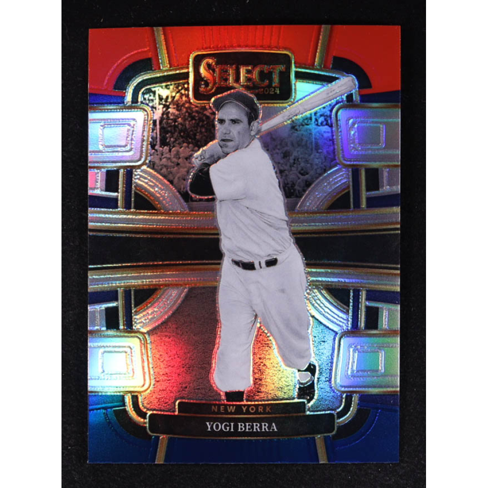 Yogi Berra 2024 Select Prizms Red and Blue #43 at PristineAuction.com