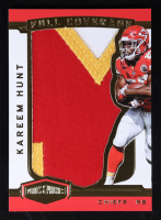 Kareem Hunt 2018 Panini Plates and Patches Full Coverage Patches #30 #60/80 at PristineAuction.com
