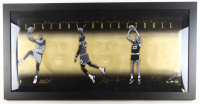 Michael Jordan, Magic Johnson & Larry Bird Signed LE "Legends of Basketball" Custom Framed Photo Display (UDA) at PristineAuction.com