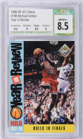 Michael Jordan 1998-99 Upper Deck Choice Year In Review #198 (CSG 8.5) at PristineAuction.com