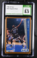 Shaquille O'Neal 1992-93 Fleer #401 RC (CGC 8.5) at PristineAuction.com