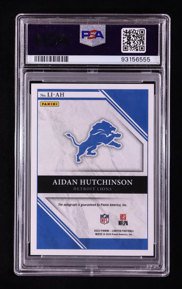 Aidan Hutchinson 2023 Limited Limited Ink #3 #028/199 (PSA 9) at PristineAuction.com Aidan Hutchinson 2023 Limited Limited Ink #3 #028/199 (PSA 9) at PristineAuction.com