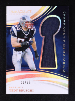 Tedy Bruschi 2025 Immaculate Collection Championship Memorabilia #34 #02/99 at PristineAuction.com